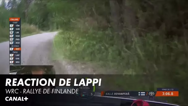 Réaction d'Esapekka Lappi - Rallye de Finlande