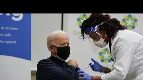 États-Unis : Joe Biden vacciné, le plan de soutien à l'économie approuvé par le Congrès