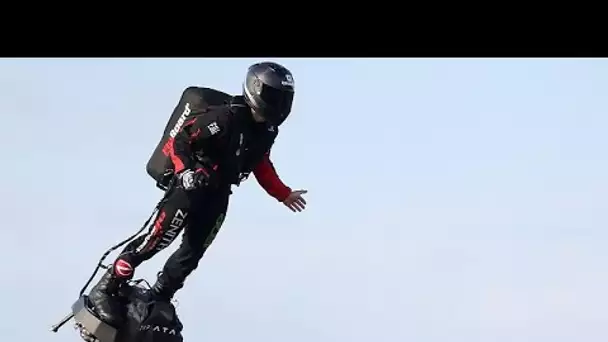 Traversée de la Manche : "l'homme volant" réussit son exploit