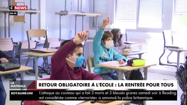 Retour obligatoire à l'école : la rentrée pour tous