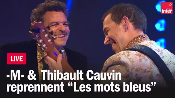 "Les mots bleus" en live par -M- et Thibault Cauvin