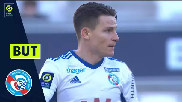 But Kévin GAMEIRO (57' - RCSA) FC GIRONDINS DE BORDEAUX - RC STRASBOURG ALSACE (4-3) 21/22