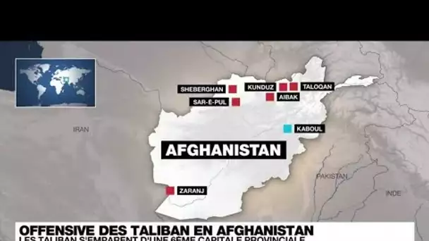 Une nouvelle ville afghane sous contrôle des Taliban, qui se dirigent vers Mazar-i-Sharif