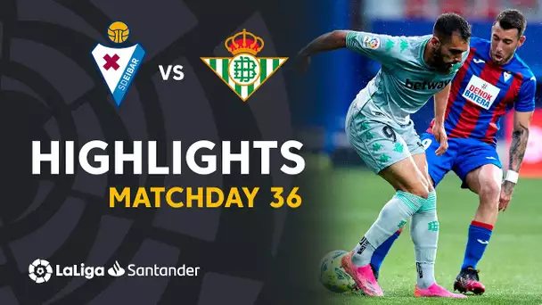 Resumen de SD Eibar vs Real Betis (1-1)