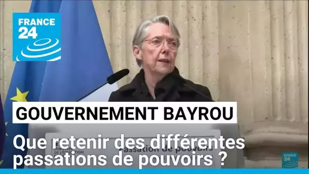 Gouvernement Bayrou : que retenir des différentes passations de pouvoirs ? • FRANCE 24