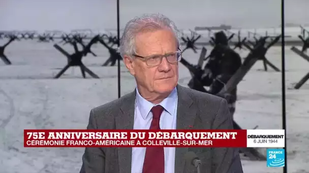 D-Day : la cérémonie franco-américaine débute à Colleville-sur-Mer