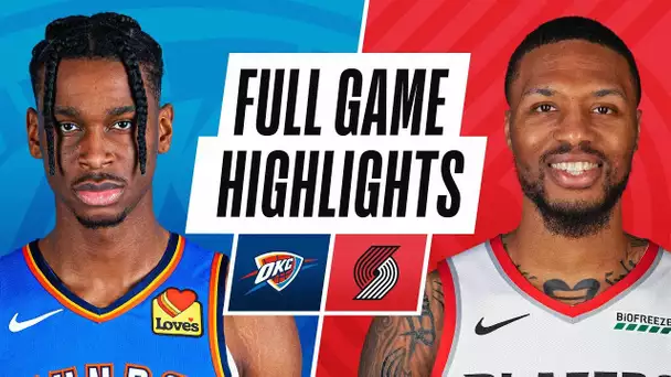 THUNDER at TRAIL BLAZERS | FULL GAME HIGHLIGHTS | January 25, 2021