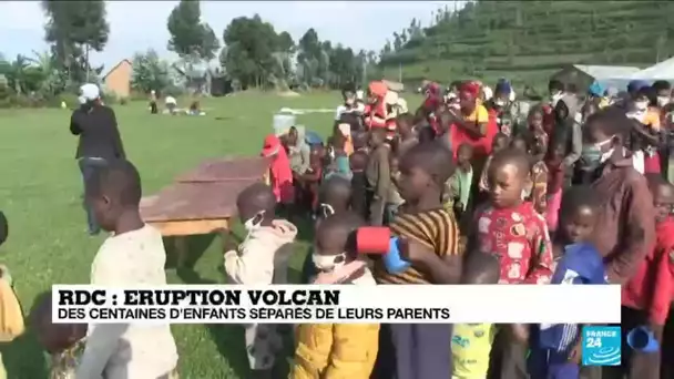 En RDC, des centaines d'enfants séparés de leurs parents après l'éruption d'un volcan