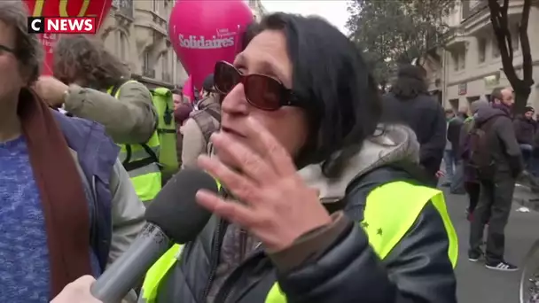 Les gilets jaunes rejoignent le mouvement contre les retraites