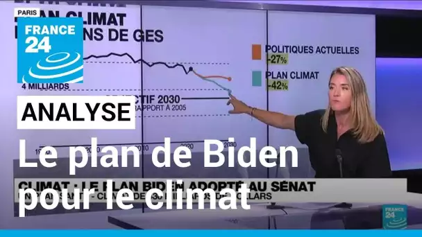 Climat : Que contient le plan de Joe Biden adopté au Sénat ? • FRANCE 24