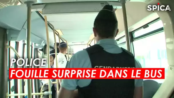 POLICE : fouille surprise dans le bus !