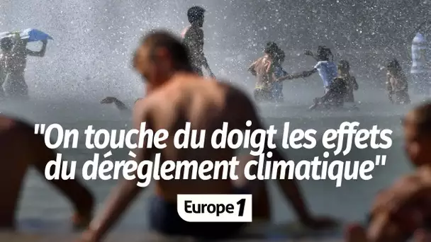 Canicule : "On touche du doigt les effets du dérèglement climatique", estime François de Rugy