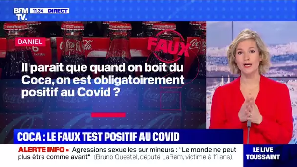 Le Coca peut-il rendre positif un test Covid ? BFMTV répond à vos questions