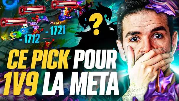 CE PICK (JAMAIS JOUÉ) COUNTER LA META MID : ÉNORME 4v5 !!