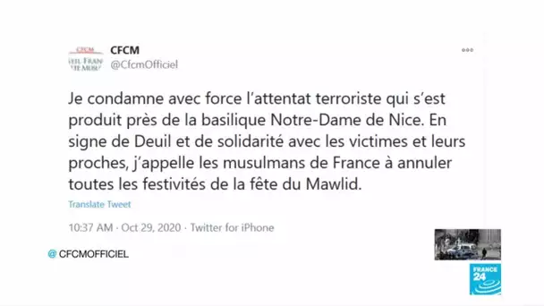 Attaque au couteau à Nice : le CFCM condamne "avec force l'attentat terroriste"