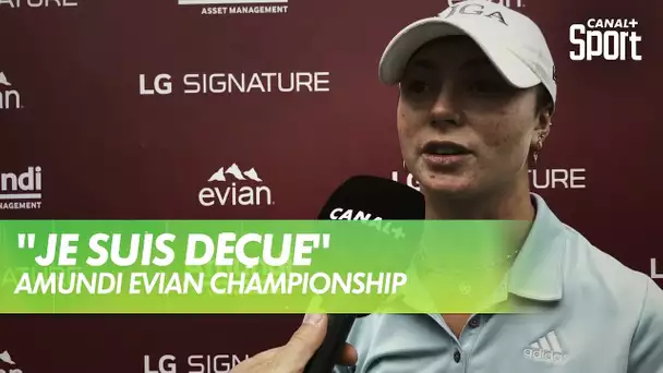 La réaction de Lucie Malchirand après le 4ème tour -  Amundi Evian