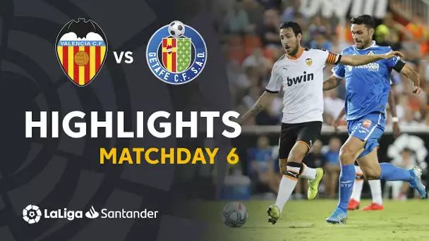 Resumen de Valencia CF vs Getafe CF (3-3)