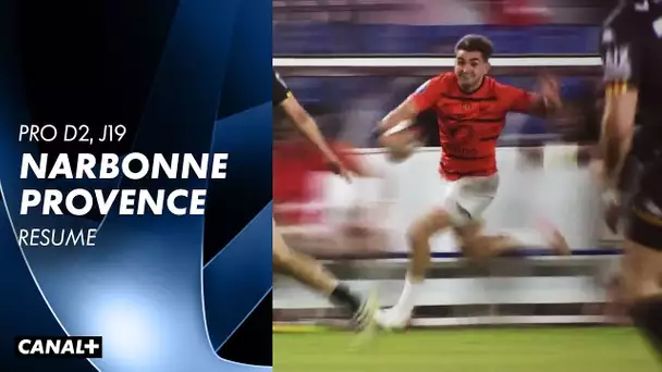 Le résumé de Narbonne / Provence - Pro D2 (J19)