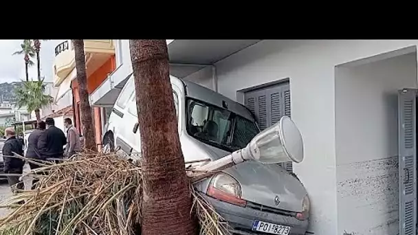 No Comment : la tempête meurtrière Bora sur l'île de Rhodes, en Grèce