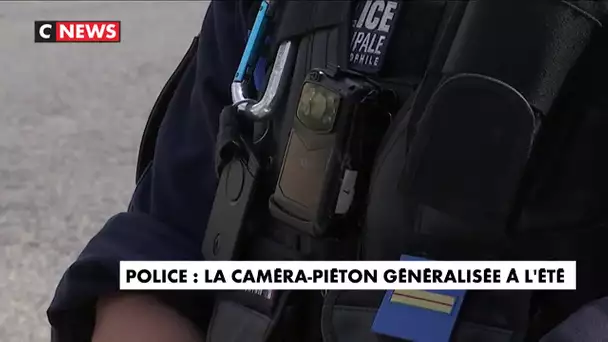 Police : la caméra-piéton généralisée à l'été