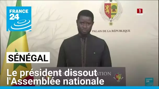 Sénégal : Bassirou Diomaye Faye annonce la dissolution de l'Assemblée nationale • FRANCE 24