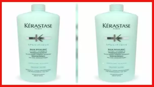 KERASTASE Bain Divalent Shampoo, Multicolor, Fresh, 34 Fl.Oz