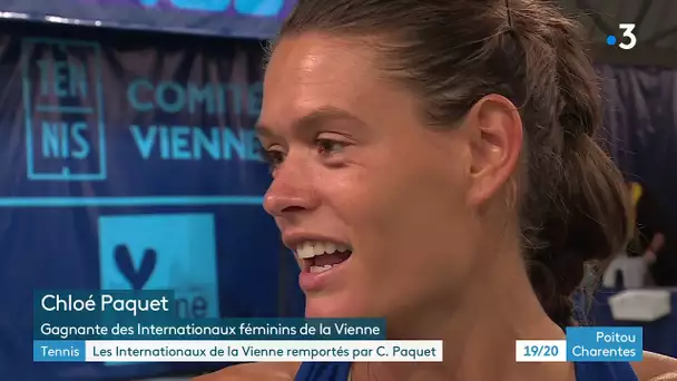 Internationaux féminins de la Vienne remportés par Chloé Paquet