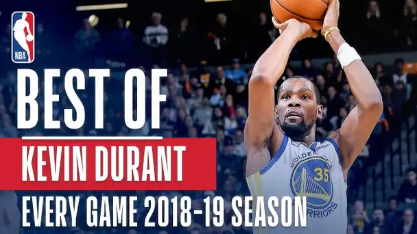 Kevin Durant&#039;s Best Play From Every Game Of The 2018-2019 Season