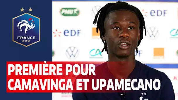 Camavinga et Upamecano, première avec les A, Equipe de France I FFF 2020