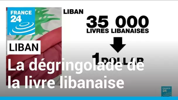 Liban : la livre libanaise atteint son plus bas historique face au dollar • FRANCE 24