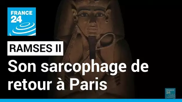 Un demi-siècle après une première exposition, le sarcophage de Ramsès II de retour à Paris