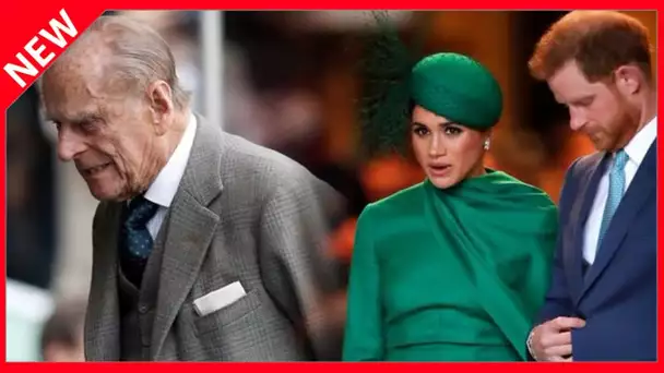 ✅  Meghan Markle et Harry réagissent à la mort du prince Philip