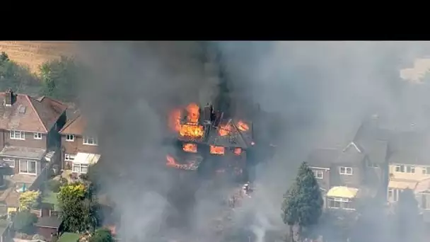 Canicule et incendies autour de Londres : le maire Sadiq Khan appelle à la plus grande prudence