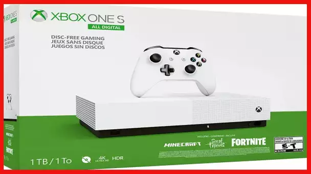 Xbox One S 1TB All-Digital Edition Console (Disc-Free Gaming) - [DISCONTINUED]