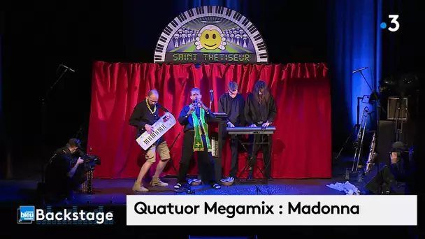 Quatuor Megamix : Madonna en live pour Backstage au Nouvel Atrium