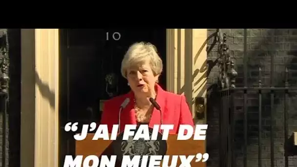 Theresa May a terminé son discours de démission au bord des larmes