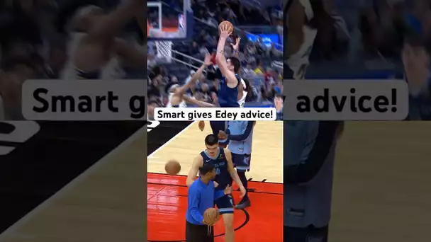 Zach Edey used the Marcus Smart advice in live #NBAPreseason action! 🔥👀|#Shorts