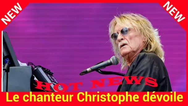 Le chanteur Christophe dévoile le nom de la seule chanson qu'il n'aime pas dans son répertoire