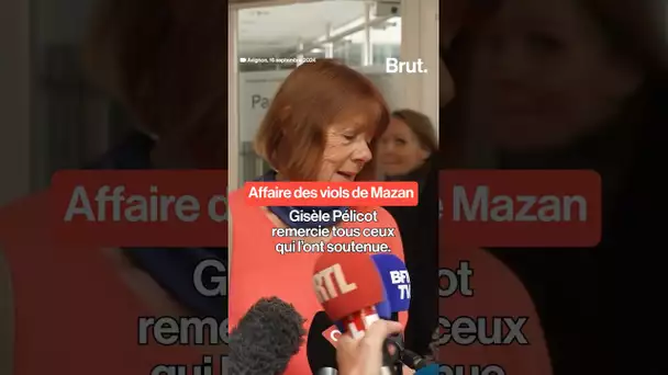 Après les mobilisations de ce week-end pour la soutenir, Gisèle Pelicot remercie les manifestants