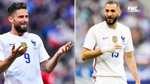 Équipe de France : "Pas sûr que Benzema soit plus efficace que Giroud" doute Amoros