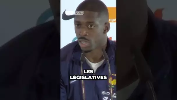 🗳️🇫🇷 Ousmane Dembélé appelle les Français à voter aux prochaines élections ! #shorts