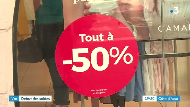 C'est parti pour les soldes d'été dans le Var mais pas dans les Alpes-Maritimes