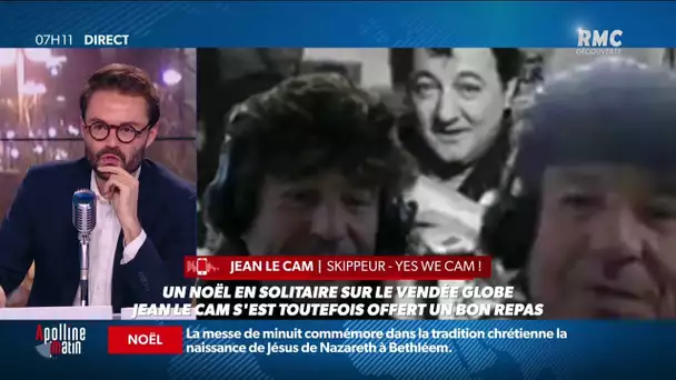 "J'ai mangé du foie gras quand même": sur RMC, le skippeur Jean Le cam raconte son réveillon