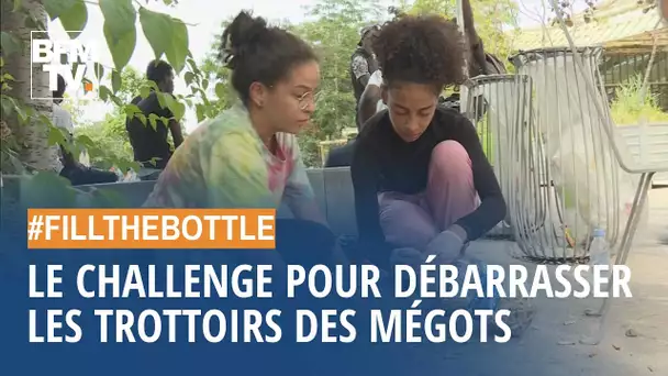 #FillTheBottle Le challenge pour débarrasser les trottoirs de leurs mégots