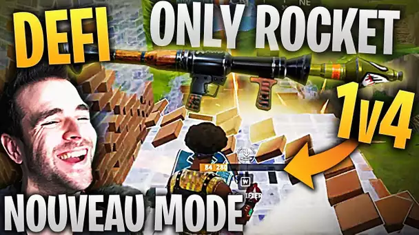 🥇DÉFI ► Top1 ONLY ROCKET en 1v4 !! NOUVEAU MODE Gros Explosif - Fortnite Skyyart