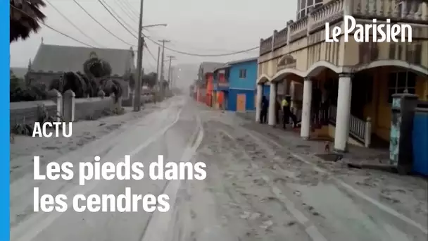 Éruption volcanique : l'île de Saint-Vincent sous une épaisse couche de cendres