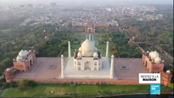 Le Taj Mahal endormi, le tourisme à l'arrêt en Inde