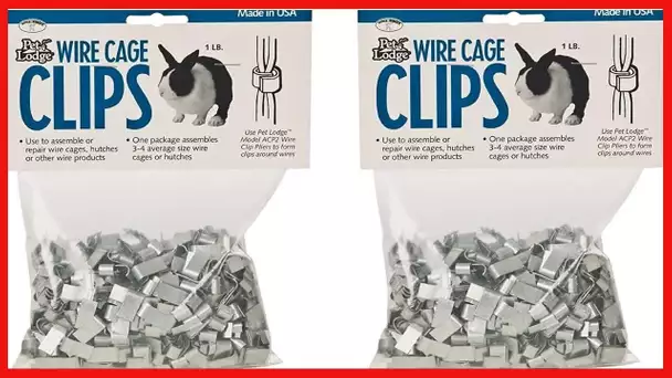 Miller Manufacturing ACC1 Wire Cage Clips (Pack of 2)