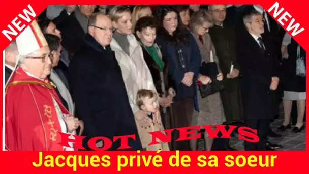 Jacques privé de sa soeur Gabriella pour célébrer la Sainte Dévote de Monaco