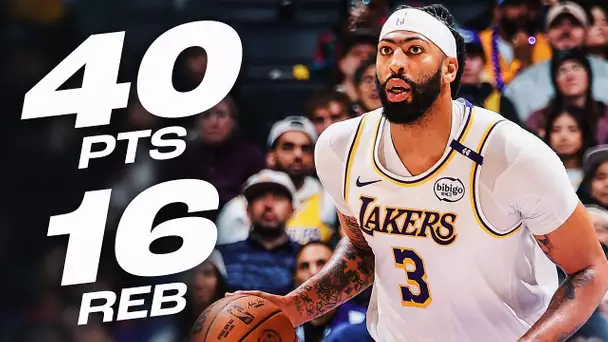 Anthony Davis IMPRESSIVE 40-PT DOUBLE-DOUBLE | December 15, 2024